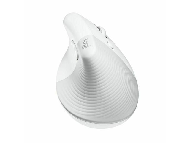Logitech Lift Vertical Wireless Ergonomic Mouse (Pale Gray) and 4-Port USB 3.0
