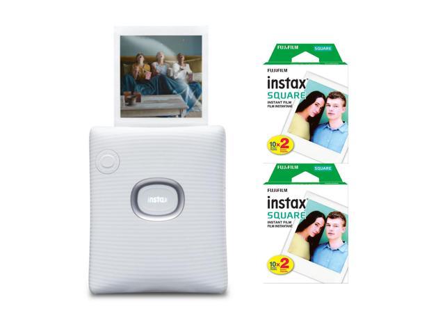 Photos - Camcorder Fujifilm INSTAX Square Link Instant Printer  with instax Film(40 Ex (White)
