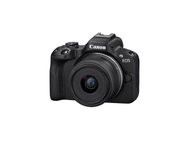 Canon - EOS R50 4K Video Mirrorless Camera 2 Lens Kit with RF-S18-45mm and RF-S55-210mm Lenses - Black - image 6