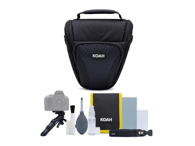 Koah Holster Camera Case and Accessory Bundle for DSLR, Mirrorless, & Camcorders