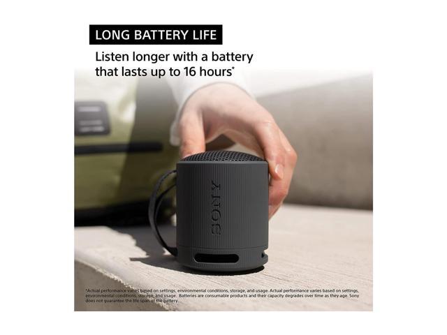 Sony - XB100 Compact Bluetooth Speaker - Black - image 10