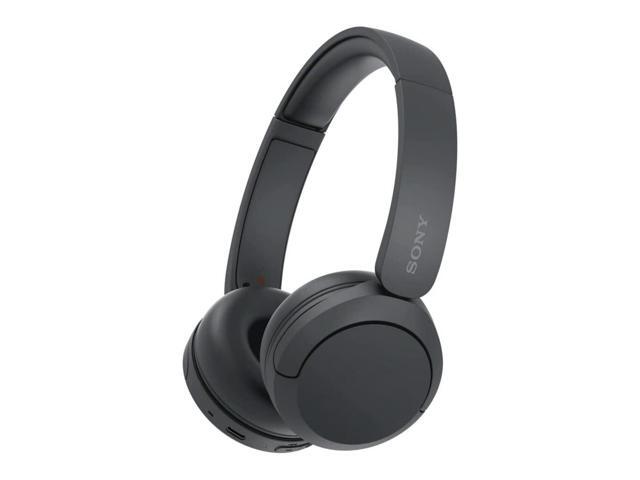 Sony WH-CH520 Compact Wireless Bluetooth On-Ear Headphones (Black) bundle