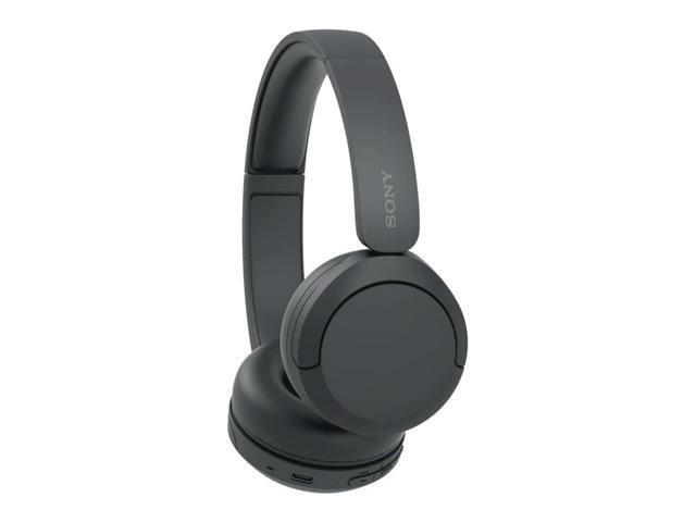 Sony WH-CH520 Compact Wireless Bluetooth On-Ear Headphones (Black) bundle