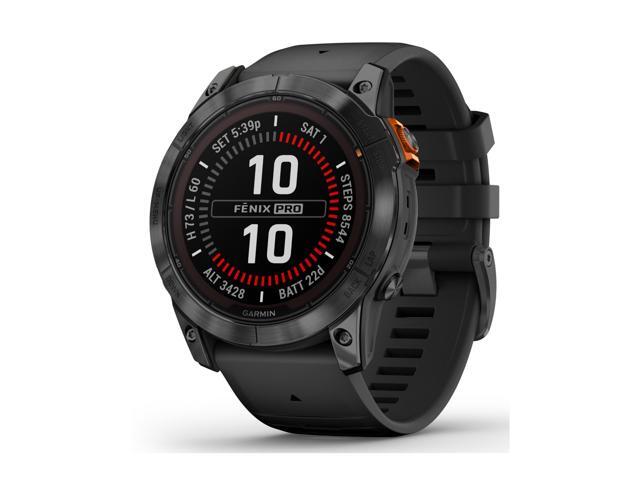 Garmin - fenix 7X Pro Solar GPS Smartwatch 51 mm Fiber-reinforced polymer - Slate Gray - (2023) - image 7