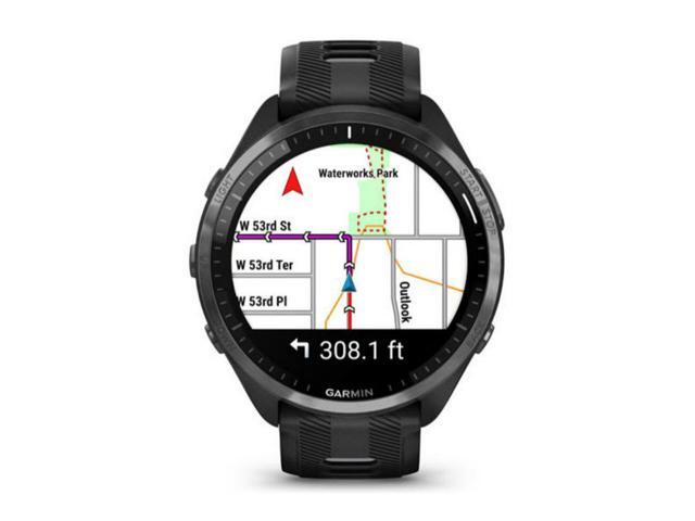 Garmin - Forerunner 965 GPS Smartwatch 47 mm Fiber-reinforced polymer - Carbon Gray TLC/Titanium - (2023) - image 8