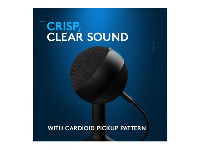 Logitech - Yeti Orb Wired Cardioid Condenser Gaming Microphone with LIGHTSYNC RGB Lights - Black - image 3