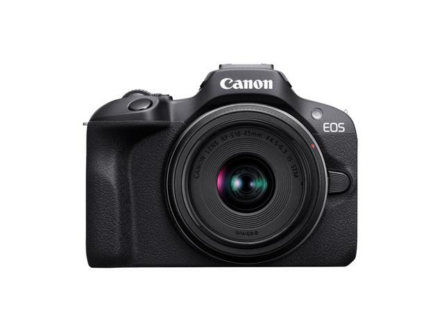 Canon - EOS R100 4K Video Mirrorless Camera with RF-S18-45mm f/4.5-6.3 IS STM Lens - Black - image 6