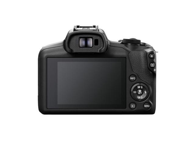 Canon - EOS R100 4K Video Mirrorless Camera with RF-S18-45mm f/4.5-6.3 IS STM Lens - Black - image 7