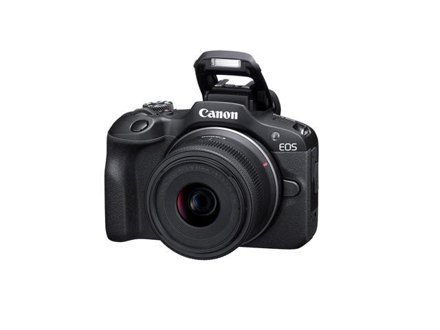 Canon - EOS R100 4K Video Mirrorless Camera with RF-S18-45mm f/4.5-6.3 IS STM Lens - Black - image 8