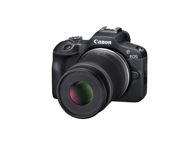 Canon - EOS R100 4K Video Mirrorless Camera 2 Lens Kit with RF-S18-45mm and RF-S55-210mm Lenses - Black - image 12