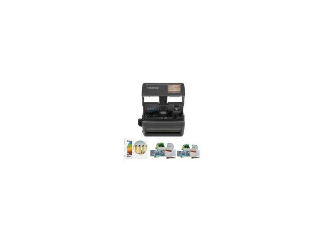 Polaroid OneStep Closeup Camera with Polaroid Color Instant Film Bundle