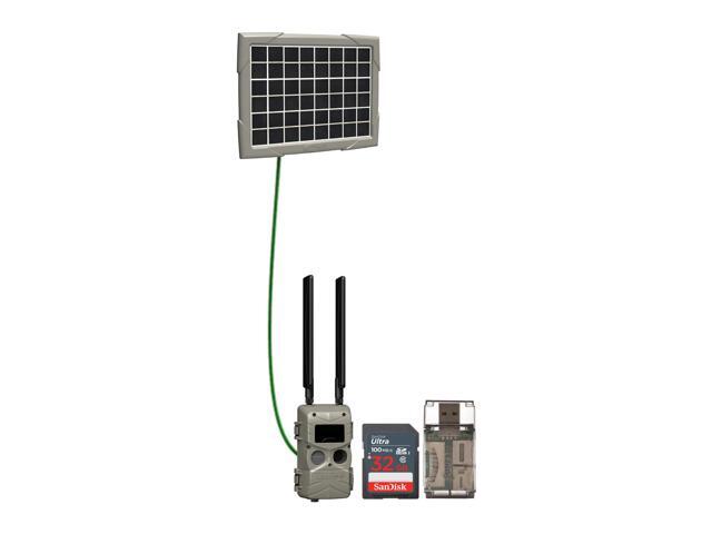 Cuddeback Tracks Low-Glow Cell Camera with Super Solar Power Bank Bundle