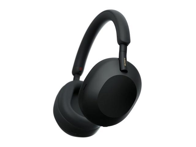 Sony WH-1000XM5 Wireless Noise Canceling Over-Ear Headphones (Black) Bundle
