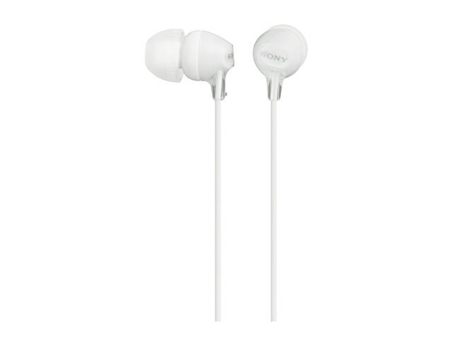 Sony MDR-EX15LP Color EX Series In-Ear Earbud Headphones (White) Lot of 24
