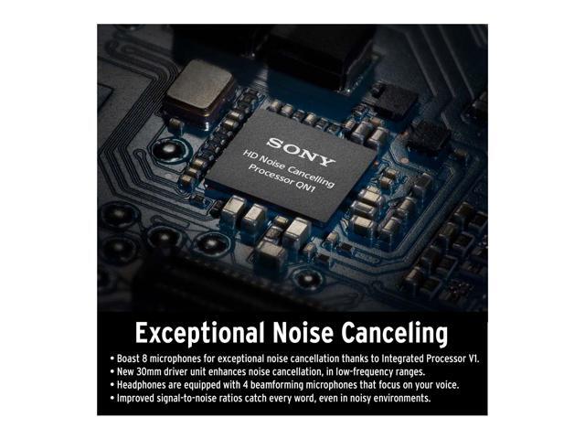 Sony WH-1000XM5 Wireless Noise Canceling Over-Ear Headphones (Black) Bundle