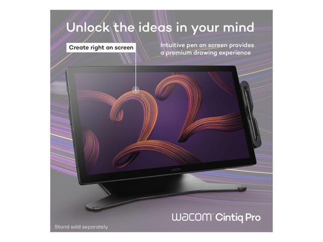 Wacom - Cintiq Pro 22 Creative Pen Drawing Tablet with Touch Display - Black - image 5