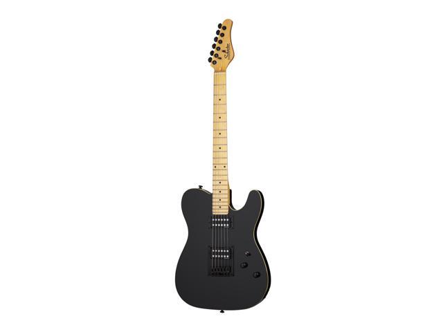 Schecter PT 6-String Electric Guitar (Right-Handed, Gloss Black) Bundle