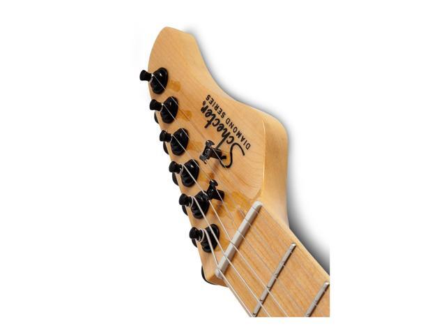 Schecter PT 6-String Electric Guitar (Right-Handed, Gloss Black) Bundle