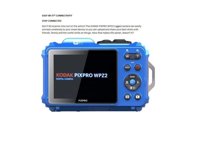 Kodak - PIXPRO WPZ2 16.0-Megapixel Waterproof Compact Camera - Electric Blue - image 4