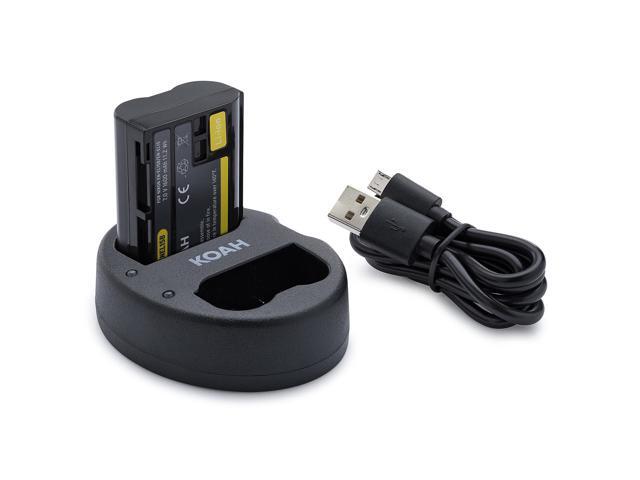 Koah Battery with Dual Charger for Nikon EN-EL15B