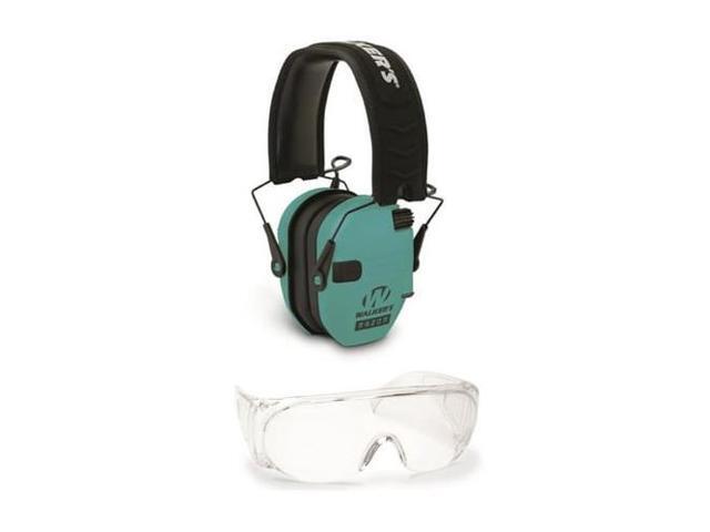 Walker's Razor Slim Electronic Shooting Range Earmuffs and OTG Glasses Kit