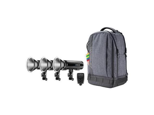 Photos - Flash Westcott FJ200 Strobe 3-Light Backpack Kit with Universal Wireless Trigger 