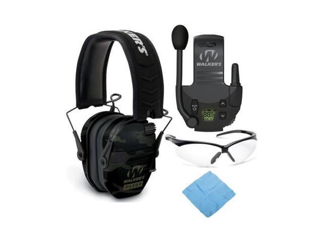Walkers Razor Slim Electronic Muff (MultiCam Camo Gray) Bundle