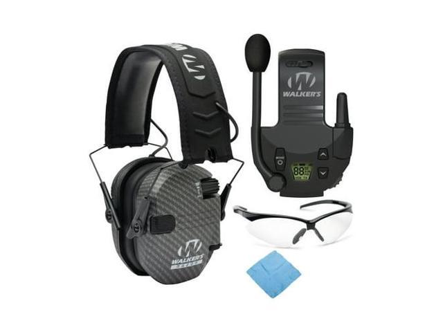 Walkers Razor Slim Electronic Muff (Carbon) Bundle