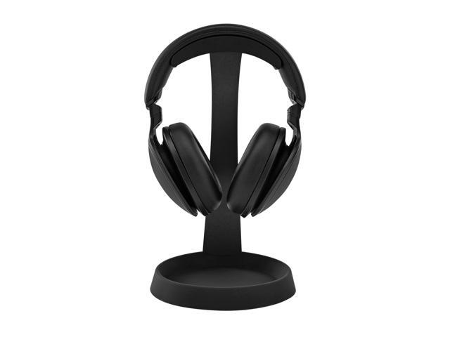 Knox Gear Aluminum Headphone Stand for Desk with Solid Base Mount (Black)