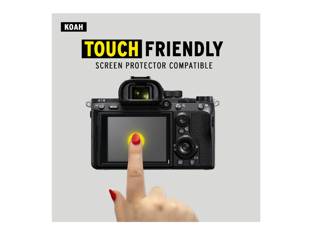 Koah LCD Ultra Armor Screen Protector for Sony a1, a7 II, a7 III, a7R IV & More