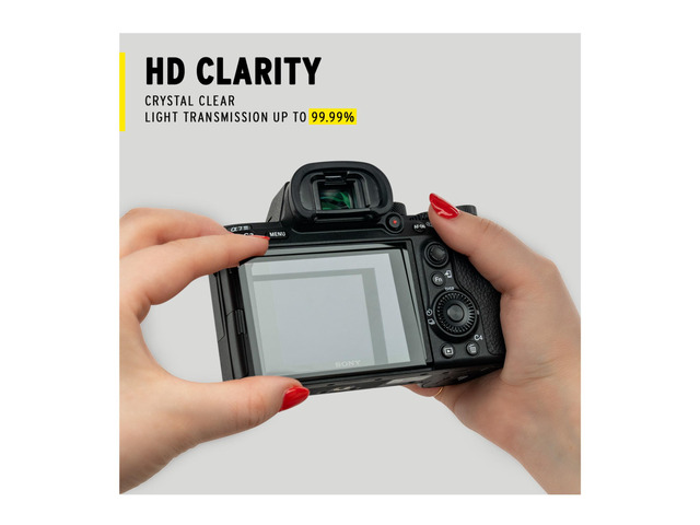 Koah LCD Ultra Armor Screen Protector for Sony a1, a7 II, a7 III, a7R IV & More