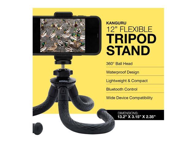 Koah Kanguru 12in Flexible Waterproof Bluetooth iPhone/Android/GoPro/DSLR Tripod