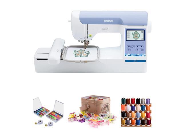 Brother Elite PE900 Embroidery with Wireless LAN Connection with Sewing Bundle photo