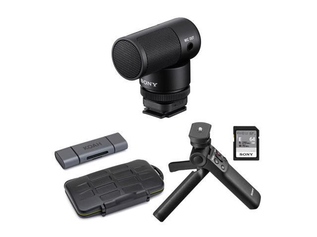 Sony ECM-G1 Vlogger Shotgun Microphone with Sony Vlogger Accessory Kit Bundle