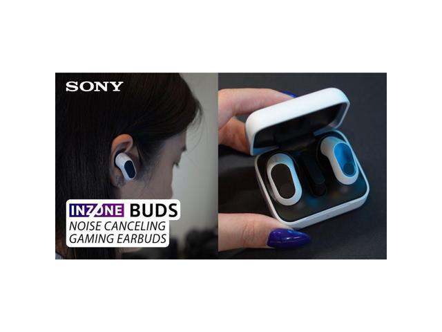 Sony - INZONE Buds Truly Wireless Noise Cancelling Gaming Earbuds, Perfect for PS5, PC - White - image 4