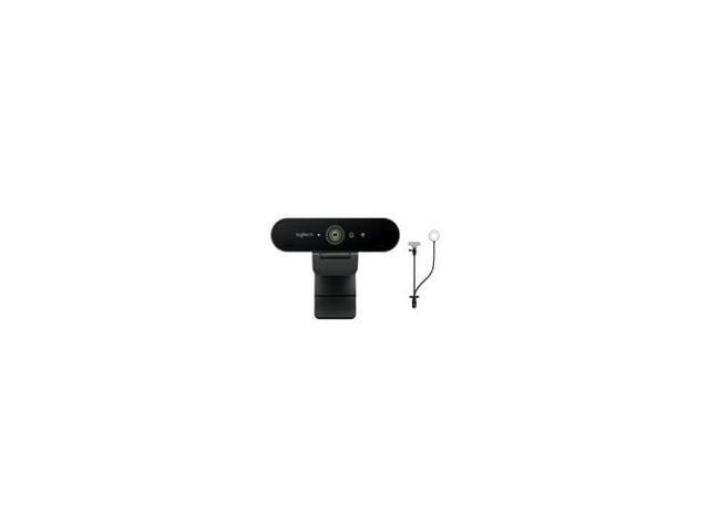 Logitech 4K Pro Webcam and Knox Gear Selfie Ring Light With Webcam Stand