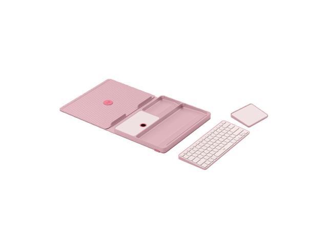 Logitech - Casa Pop-Up Desk Work From Home Compact Wireless Scissor Keyboard Touchpad & Laptop Stand for Laptop/MacBook(10” to 17”) - Bohemian Blush - image 2