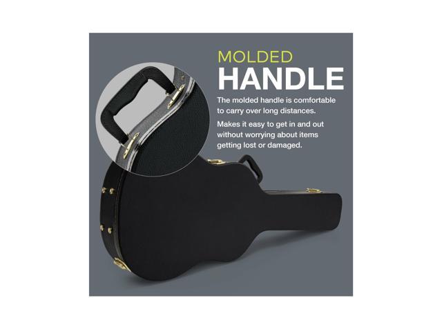 Knox KN-GC02 39' Hard Shell Guitar Case w/ Gold Hardware