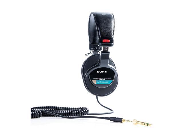 Sony MDR7506 Folding Professional Closed Ear Headphones Bundle w/ Nylon Braided Cable - image 2