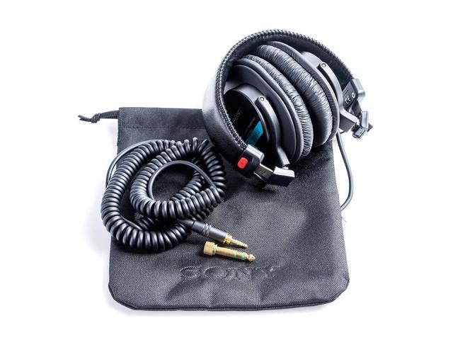 Sony MDR7506 Folding Professional Closed Ear Headphones Bundle w/ Nylon Braided Cable - image 6