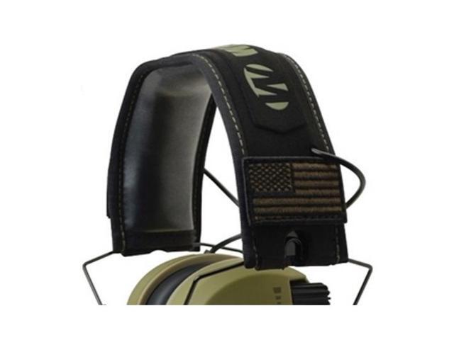 Walker's Razor Slim Electronic Shooting Muffs 5-Pack, OD Green - American Flag