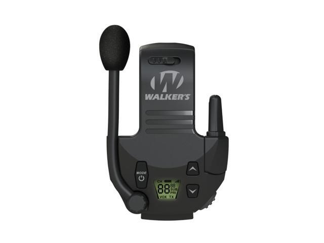 Walkers Razor Slim Electronic Muffs (FDE Patriot, 2-Pack) with Walkie Talkies