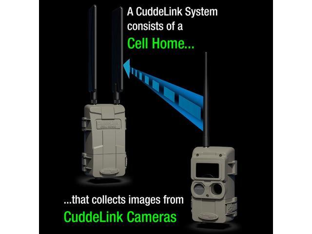 Cuddeback CuddeLink Wireless, Low-Glow Black Flash LED Camera with Cuddeback CuddeLink Cell Home