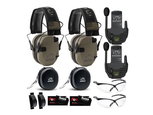 Walker's Razor Slim Electronic Shooting Hearing Protection ULTIMATE RANGE, 2 PK
