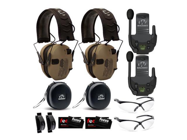 Walker's Razor Slim Electronic Shooting Hearing Protection ULTIMATE RANGE, 2 PK