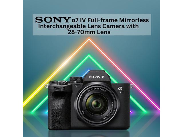 Sony Alpha 7 IV Full-frame Mirrorless Camera with 28-70mm and AFA068S700 17-50mm Lens