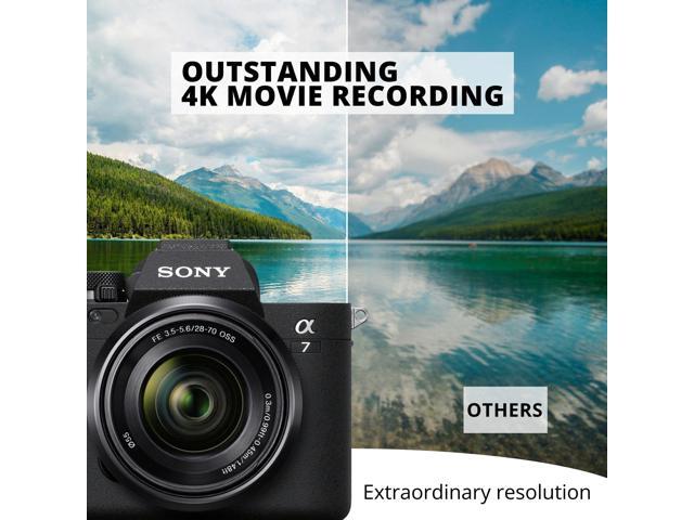 Sony Alpha 7 IV Full-frame Mirrorless Camera with 28-70mm and AFA068S700 17-50mm Lens