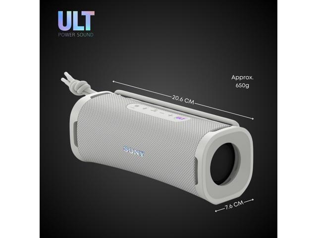Sony ULT FIELD series Speaker - SRSULT10/B (White) with Hardshell Travel & Protective Case bundle