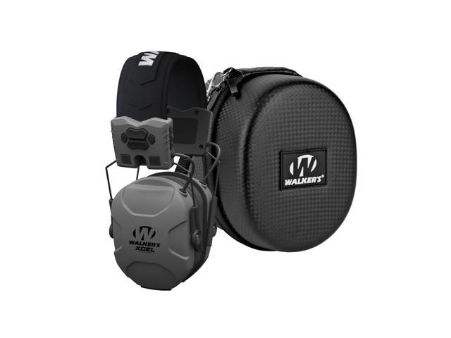 Walker's XCEL 500BT Digital Electronic Muff And Protective Case Bundle