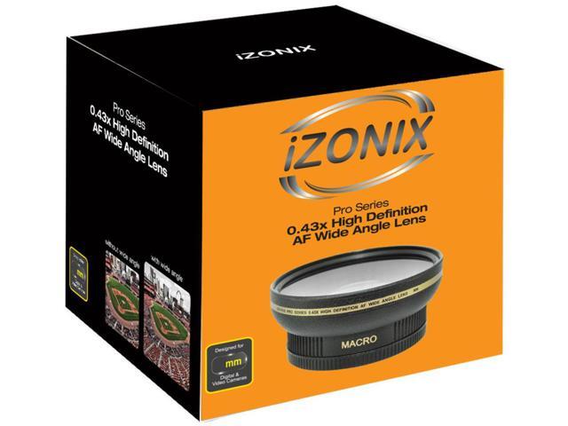iZONIX Pro series 0.43x High Definition AF Wide Angle Lens - 58MM